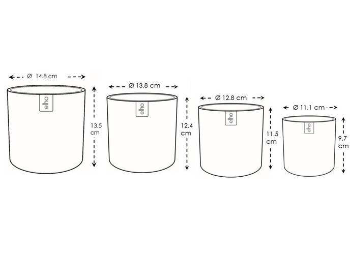 lex pott set 15cm lila suave
